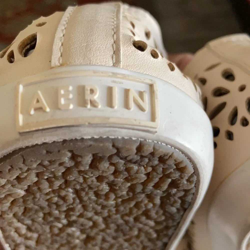 Aerin Flats Murex Lazer Cutouts Loafers